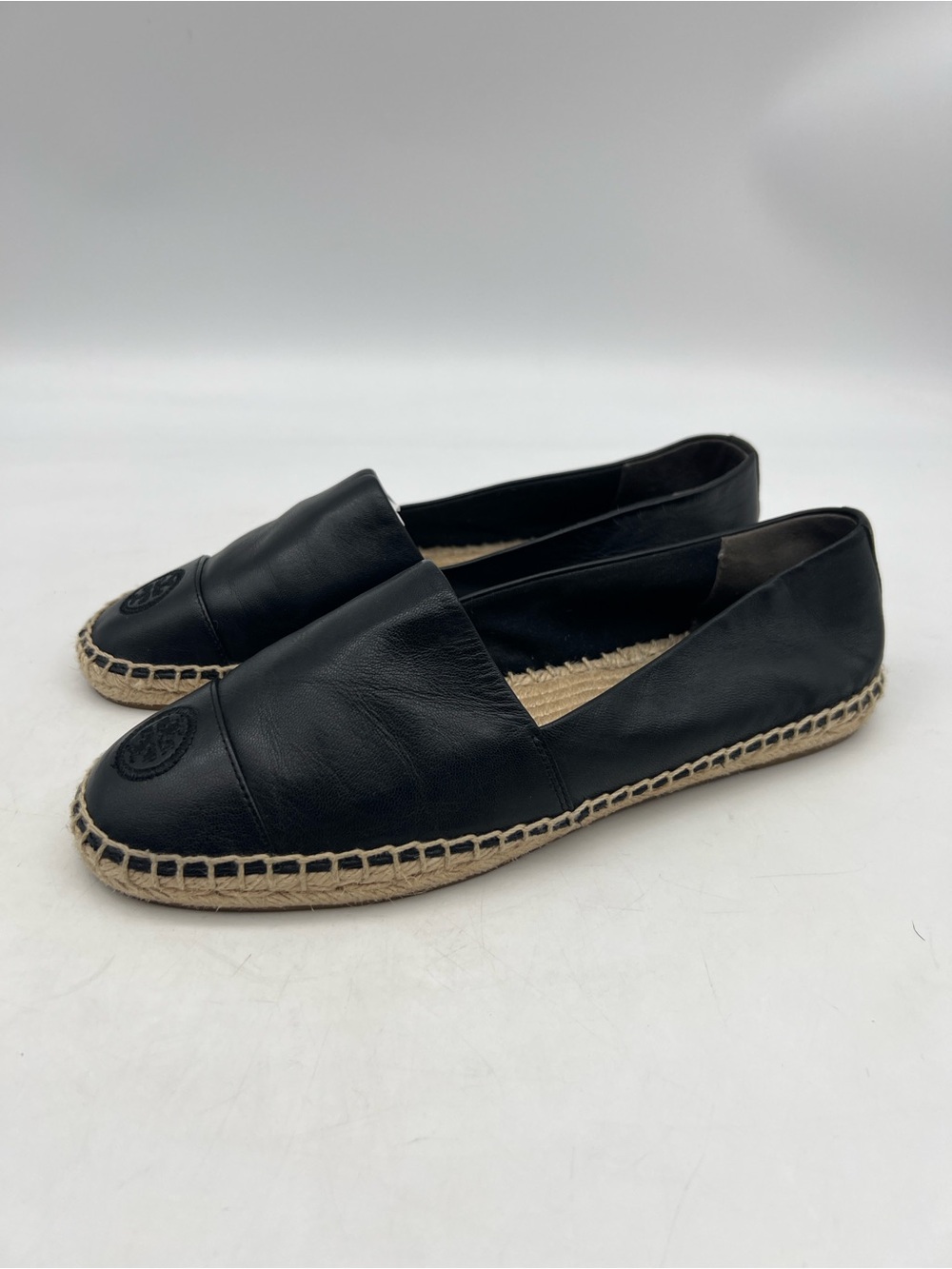 Tory Burch Color Block Flat Espadrille in Black - Picture 3 of 9